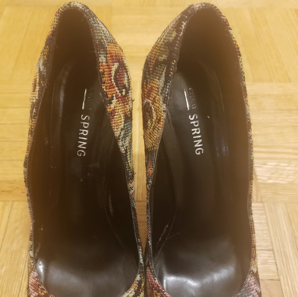 Floral Stilletos w. Platform - Picture 6 of 7